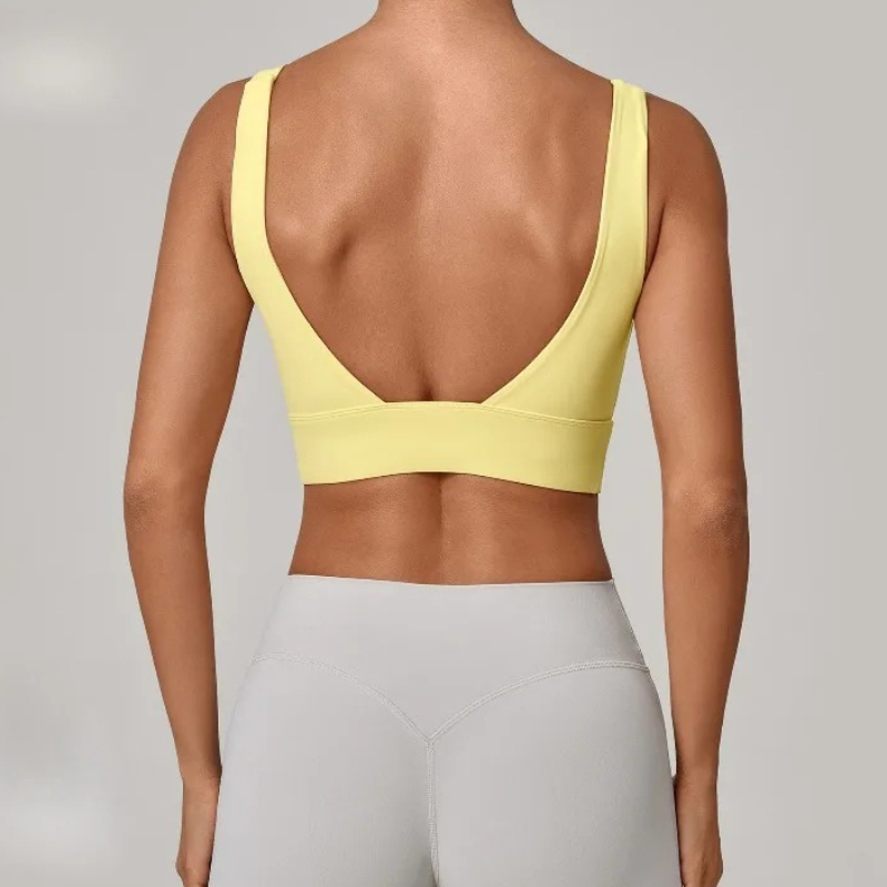 Quick Dry Underwear - V sem costas yoga sutiã esportivo