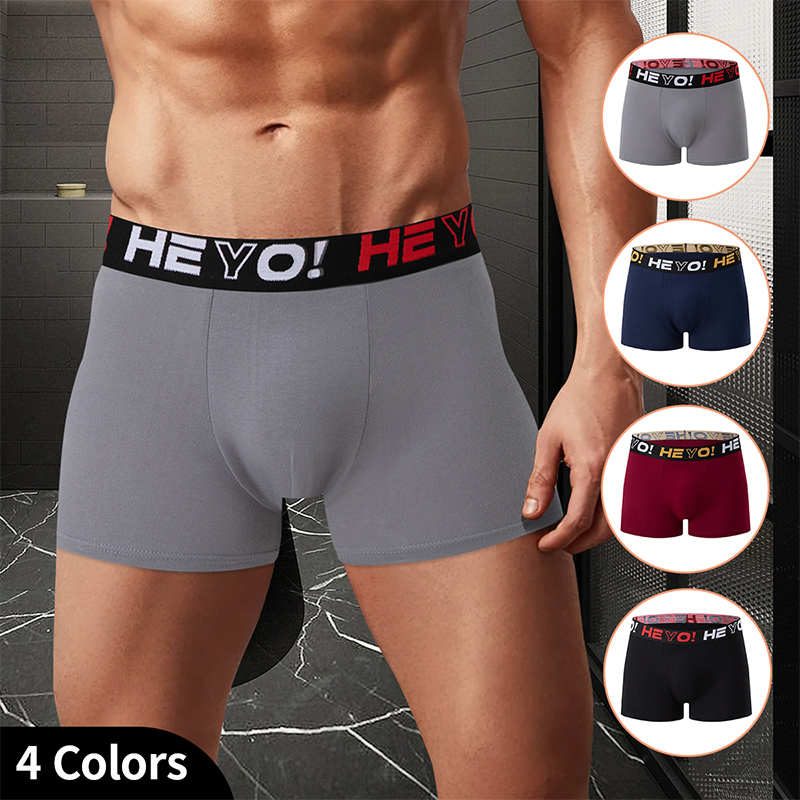 Boxer Brief Pack Cotton - Conjunto de 4 Peças de Cuecas