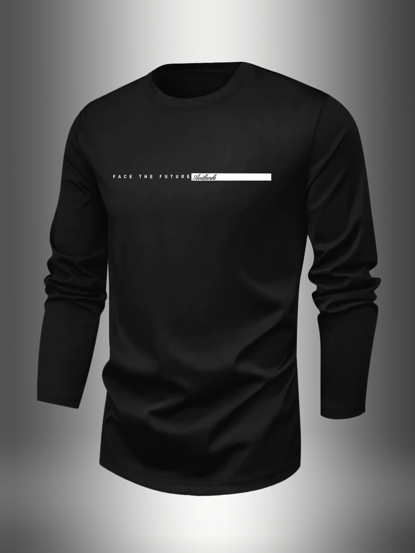 Camiseta Masculina de Manga Lo - Undershirt Crew Neck avaliação e preço